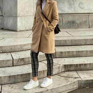 Tiger Mist Plaid Straightleg Trouser